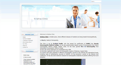 Desktop Screenshot of krishnaclinic.com