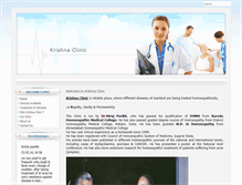 Tablet Screenshot of krishnaclinic.com